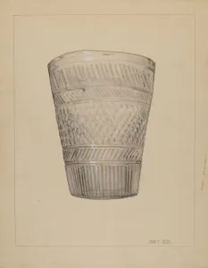Flip Glass Prints: Flip Glass, c. 1936. Creator: Janet Riza