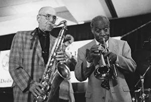 Mixed Race Group Prints: Flip Phillips and Joe Wilder, The March of Jazz
