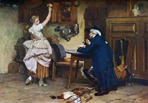 John Seymour Prints: Flirtation, 1885, (1912). Artist: John Seymour Lucas