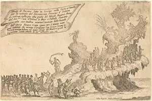 Carnival Collection: The Float of Mount Parnassus, 1616. Creator: Jacques Callot