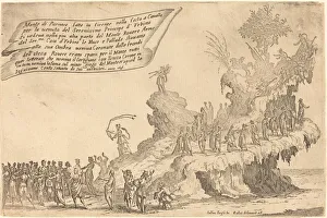 Float Prints: The Float of Mount Parnassus, 1616. Creator: Jacques Callot