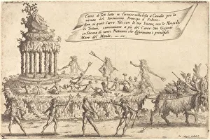 Float Prints: The Float of Thetis, 1616. Creator: Jacques Callot