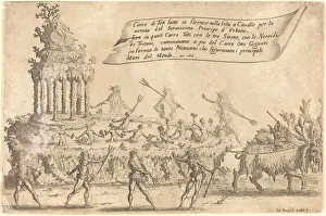 The Float of Thetis, 1616. Creator: Jacques Callot