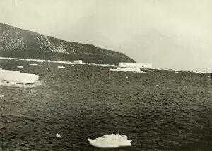 Iceberg Gallery: Floating Ice off Cape Adare, c1908, (1909)