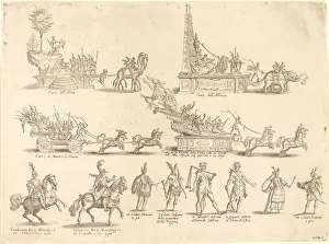 Float Prints: Floats and Participants, 1616. Creator: Jacques Callot