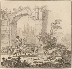 Flock of Goats, 1781, published 1786. Creator: Cornelis Brouwer