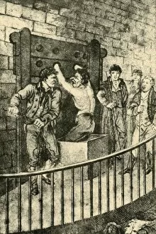 Besant Collection: Flogging at the Old Bailey, 1809, (1925). Creator: Unknown