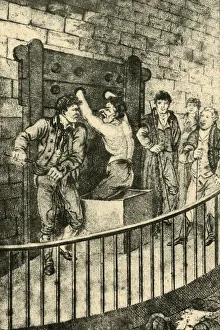 Sir Walter Besant Collection: Flogging at the Old Bailey, 1809, (1925). Creator: Unknown