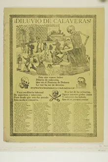 Spanish Text Prints: Flood of Calaveras!, n.d. Creator: Manuel Manilla