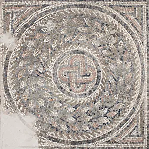 Jewish Life Prints: The floor mosaic of the synagogue at Bova Marina