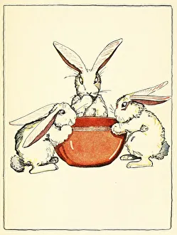 Rabbit Prints: Flopsy, Mopsy, and Cotton-Tail had bread and milk and blackberries for dinner, 1916