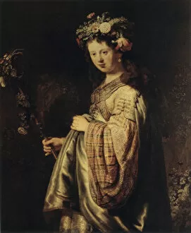 Images Dated 17th August 2005: Flora, 1634. Artist: Rembrandt Harmensz van Rijn
