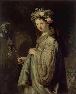 Rembrant Van Rijn Prints: Flora, 1634. Creator: Rembrandt Harmensz van Rijn