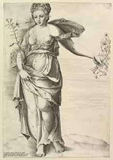 Veneziano Battista Franco Gallery: Flora, ca. 1560-70. Creator: Unknown