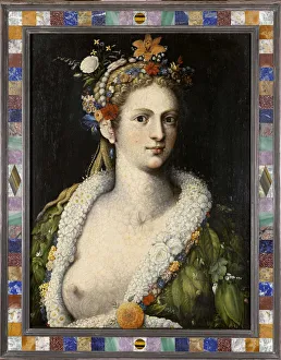 Flora meretrix, ca 1590. Creator: Arcimboldo, Giuseppe (1527-1593)