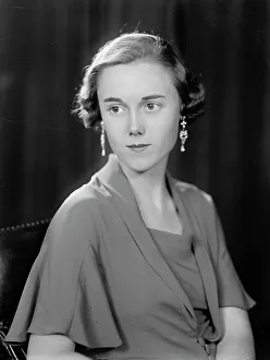 Florence Asher - Portrait, 1933. Creator: Harris & Ewing. Florence Asher - Portrait, 1933. Creator: Harris & Ewing