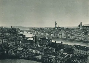 River Arno Prints: Florence, Italy, 1927. Artist: Eugen Poppel