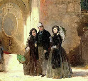 Mills Prints: Florence Nightingale with Charles Holte Bracebridge and Selina Bracebridge in a Turkish street