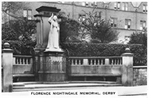 Nightingale Prints: Florence Nightingale memorial, Derby, 1937