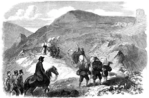 Marmara Prints: Florence Nightingale visiting the hut hospitals at Balaclava, 1855