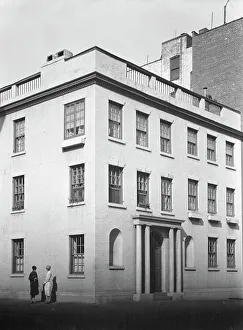 Noyes Florence Fleming Prints: Florence Noyes dancers studio building, between 1915 and 1918. Creator: Arnold Genthe