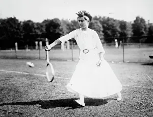 Sportswoman Prints: Florence Sutton, between c1910 and c1915. Creator: Bain News Service