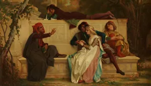 Dante Aligheri Gallery: Florentine Poet, 1861. Creator: Alexandre Cabanel