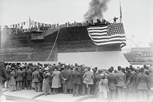 Navy Yard Prints: Florida, U.S.N. battleship, 1910. Creator: Bain News Service