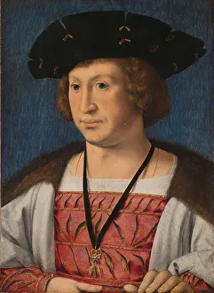 Gossaert Jan Prints: Floris van Egmond (1469-1539), Count of Buren en Leerdam, c.1519. Creator: Jan Gossaert