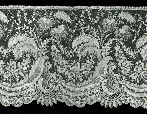 Belgium Gallery: Flounce, Belgium, 1860s. Creator: Unknown