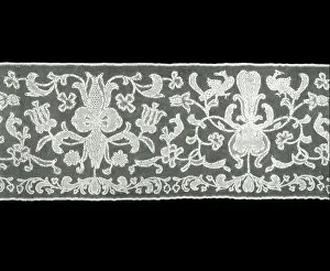Repetition Gallery: Flounce, Northern Italy, 1725 / 50. Creator: Unknown