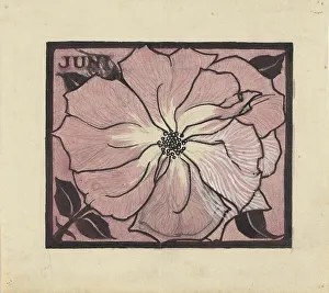 Graag Anna Julia De Prints: Flower, 1887-1924. Creator: Julie de Graag