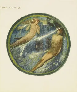 The Flower Book - Grave of the Sea, 1905. Creator: Sir Edward Coley Burne-Jones