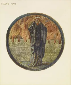 The Flower Book Prints: The Flower Book - Helen's Tears, 1905. Creator: Sir Edward Coley Burne-Jones
