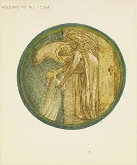 The Flower Book Prints: The Flower Book - Welcome to the House, 1905. Creator: Sir Edward Coley Burne-Jones