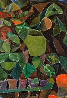 Landscapemodernpainting Prints: Flower bridge, 1913. Creator: Klee, Paul (1879-1940)