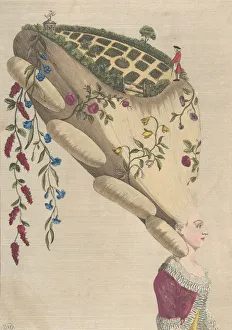 The Flower Garden, May 1, 1777. Creator: Matthew Darly