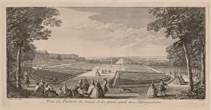 1681 1754 Prints: Flower Gardens of Seaux. Creator: Jacques Rigaud (French, 1681-1754)