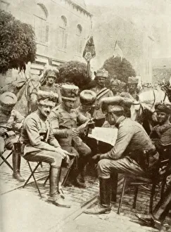 Occupied Territory Gallery: The Flower of the German Army in the Brussels Parade, 1915. Creator: Unknown