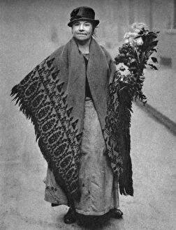 Flower girl, London, 1926-1927