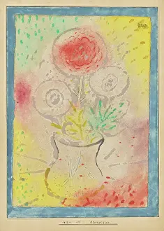 Blue Rider Prints: Flower Glass, 1924. Creator: Klee, Paul (1879-1940)