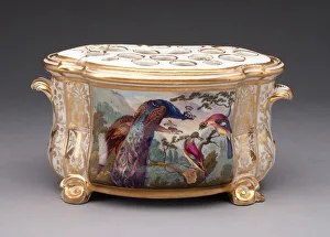 Flower Holder Prints: Flower Holder, Derby, c. 1790. Creator: Derby Porcelain Manufactory England