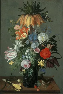 Bosschaert Gallery: Flower Still Life with Crown Imperial, 1626. Artist: Bosschaert, Johannes (ca. 1610-ca. 1650)