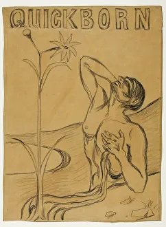 Munch Edvard Prints: The Flower of Pain, 1898. Creator: Edvard Munch