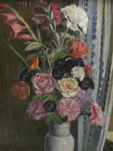 Pouls Prints: Flower picture, 1906. Creator: Poul S. Christiansen