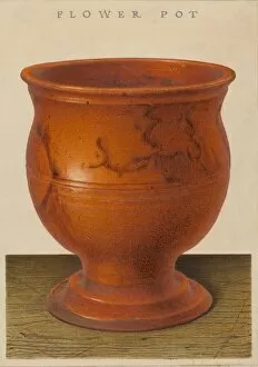 Plant Pot Gallery: Flower Pot, c. 1939. Creator: Alfred Parys