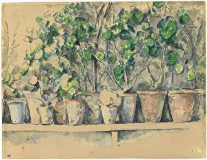 Paul 1839 1906 Collection: The flower pots, ca 1883-1887