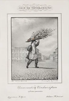 1830 1831 Prints: The Flower Seller, 1830-1831