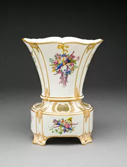 Plant Pot Gallery: Flower Vase, Sèvres, 1759. Creators: Sèvres Porcelain Manufactory