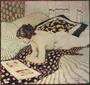 George Sheringham Collection: The Flowered Shaw, c1916. Artist: George Sheringham